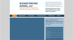 Desktop Screenshot of blesseddrivingschool.com